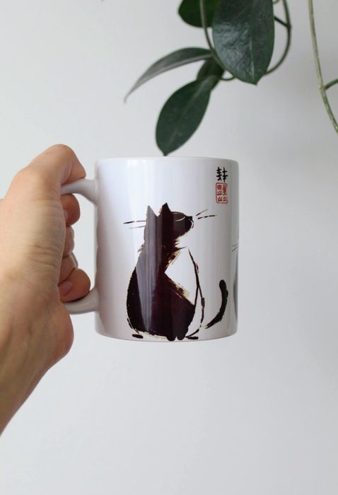 Kubek Kotki, Kot, japońskie pulchne kotki, kubek z kotami
