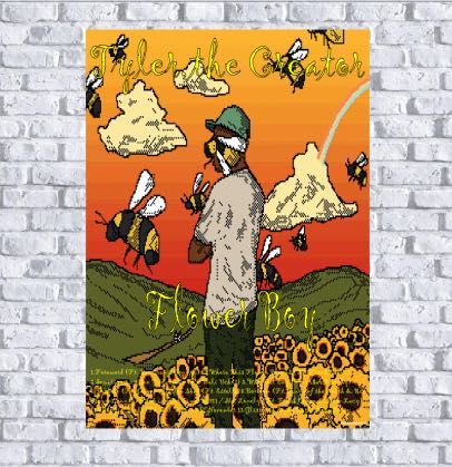 Plakat A3 Tyler, The Creator „Flower Boy”