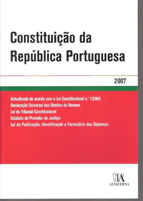 Constituição Republica Portuguesa - Almedina 2007 LivroA105