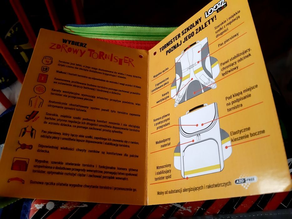 Tornister szkolny