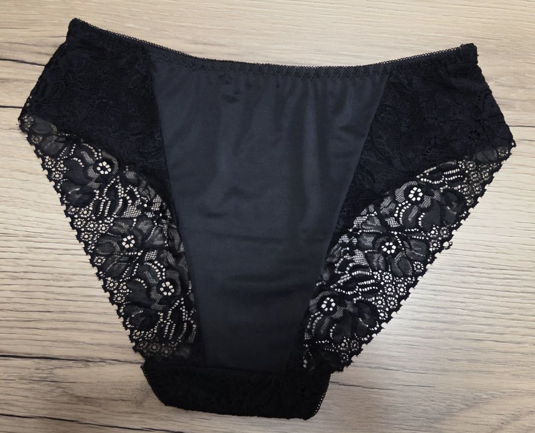 Majtki Damskie Czarne XL