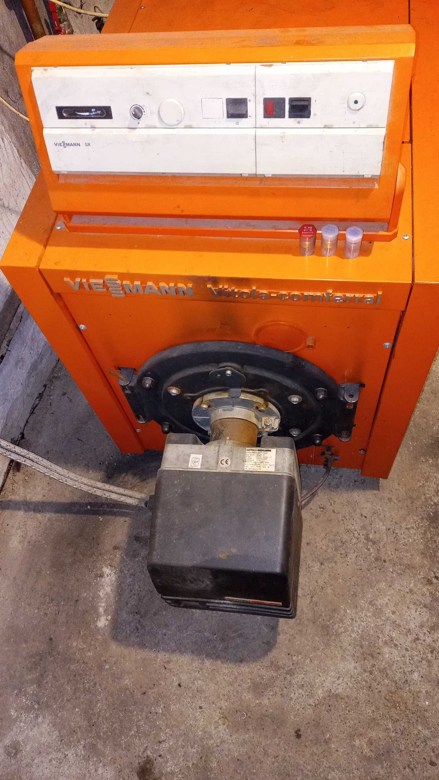 Piec Viessmann Vitola-comferral Palnik GIERSCH Olej Zbiornik 1000 Roth