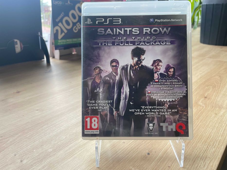 Płyta CD z grą Saints Row The Third The Full Package na PS3