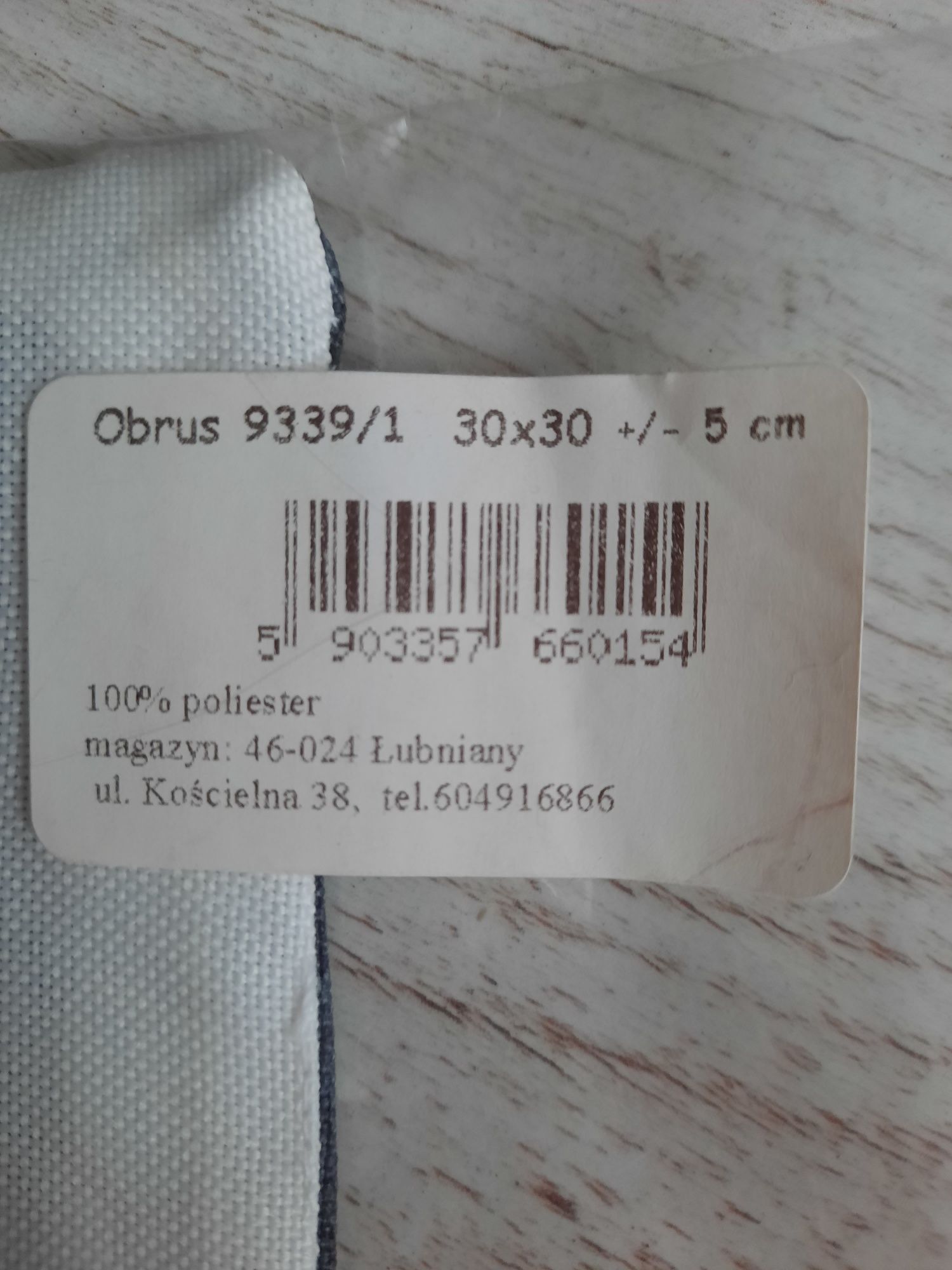 Podkładka, mata na stół, serwety, serweta