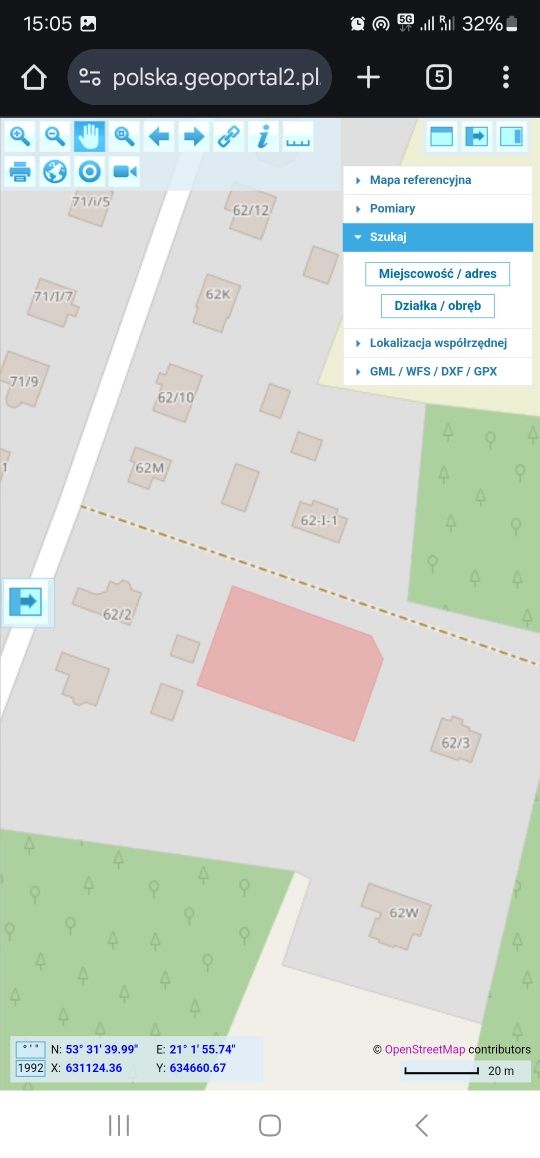 Działka budowlana w Rudce