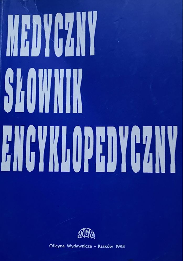 Medyczny słownik encyklopedyczny Barczyński Bogusz