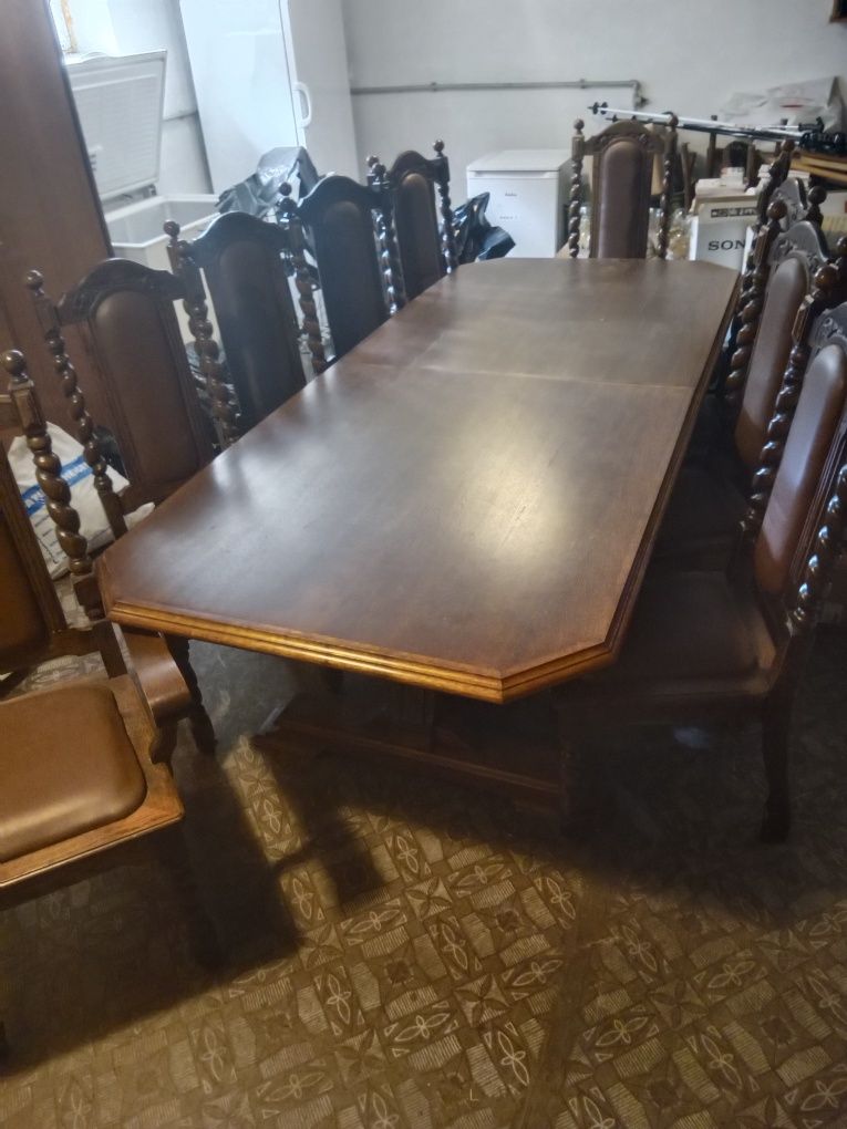 Meble Gdańskie stół i stołki