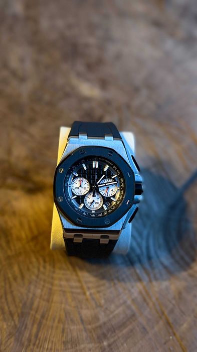 Relógio Suíço Royal King Jules Louis Edward - 42mm - Preto