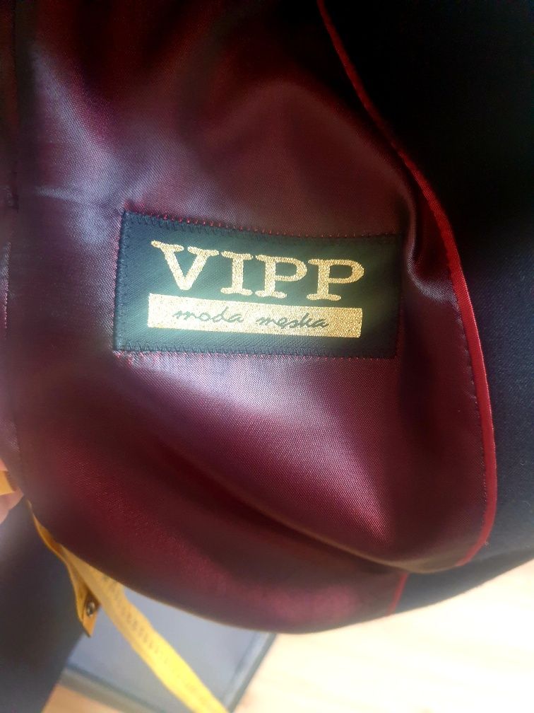 Marynarka męska czarna firmy VIPP Moda męska jak nowa
