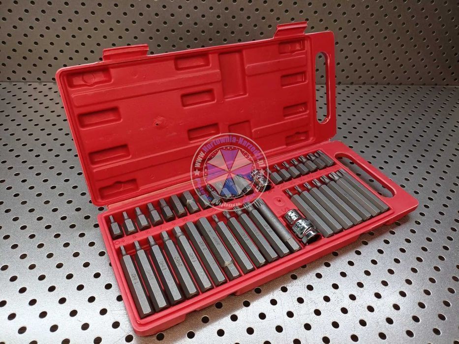 Bity klucze torx, spline, imbus, zestaw 40-el. zestaw bitów bity torx