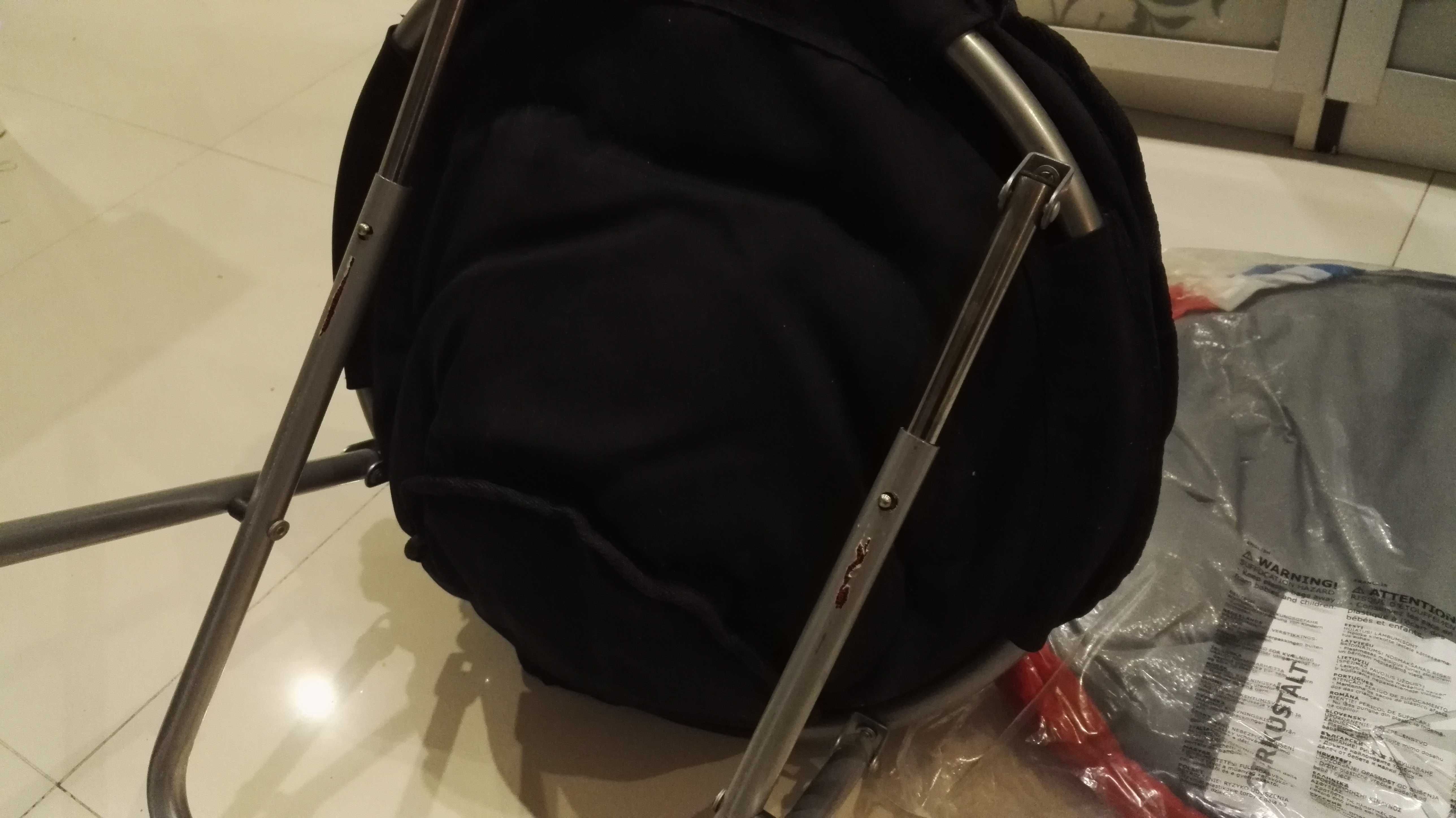 fotel rozkładany i namiot  Ikea