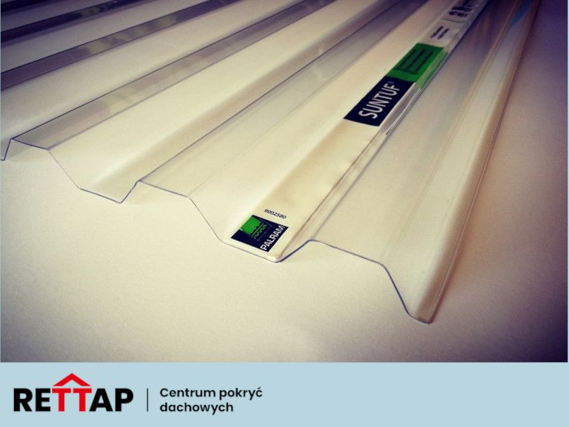 POLIWĘGLAN - Płyta trapezowa GRADOODPORNA 0,9 x 2,5- 0,7mm