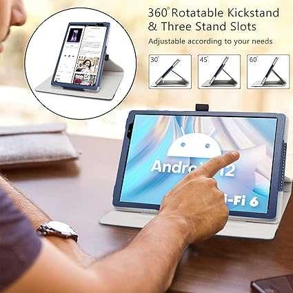 Etui do Teclast P25T z funkcją stojaka, niebieskie