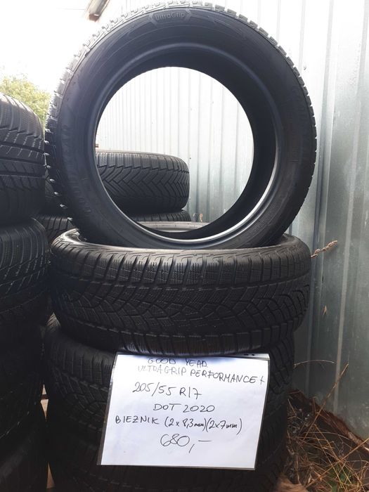 Opony używane GOODYEAR UltraGrip Performance+ 205/55R17