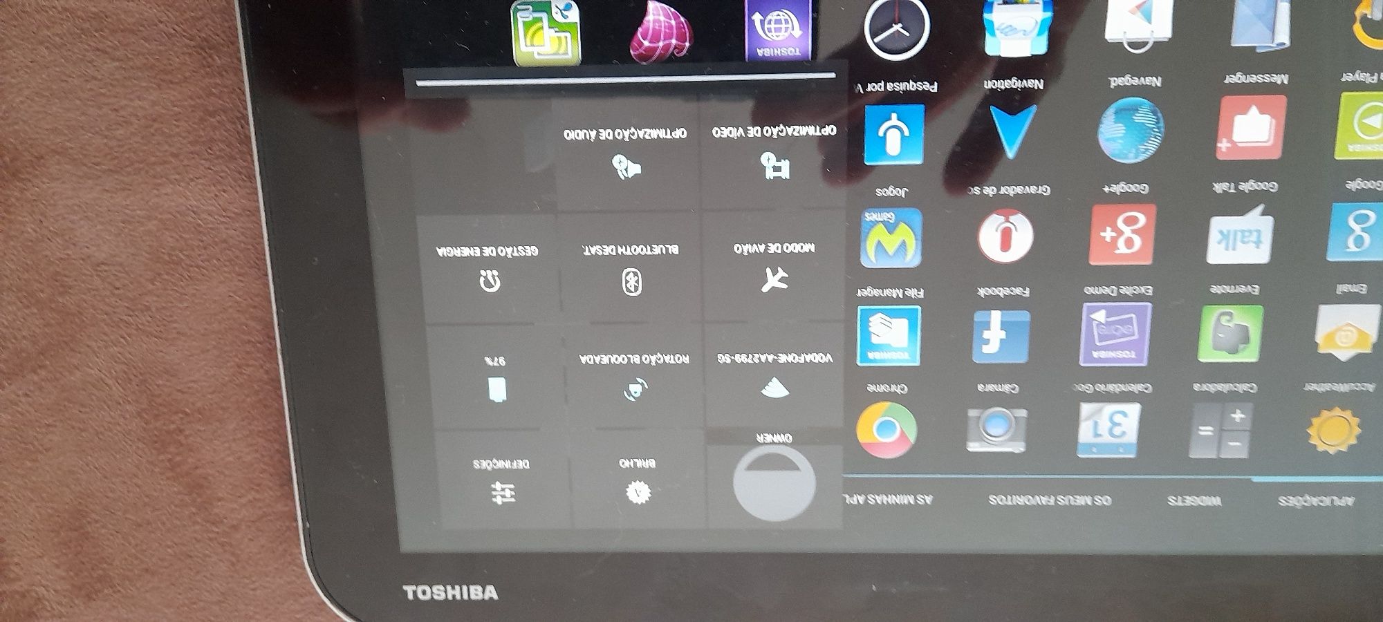 Tablet  usado  marca Toshiba
