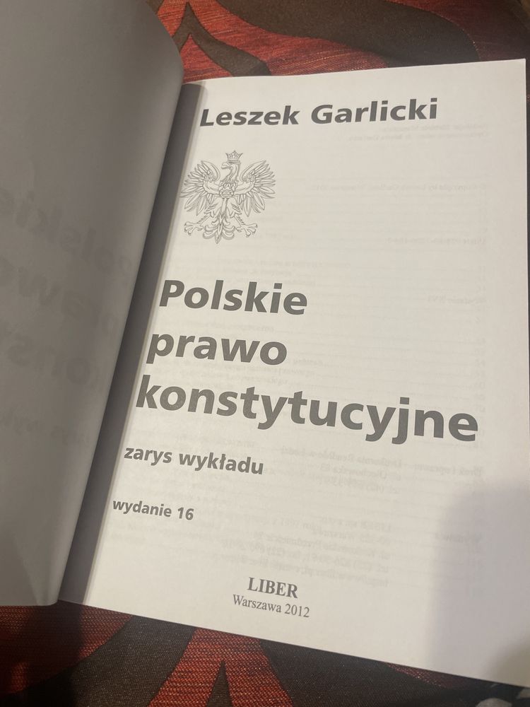 Polskie prawo konstytucyjne Leszek Garlicki