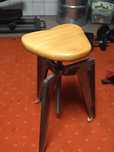 Taboret, hoker, stołek warsztatowy, loft