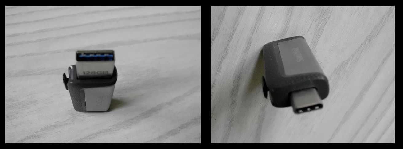 Dysk twardy - Seagate 250 GB + Pendrive SanDisk 128 GB USB-C + USB 3.0