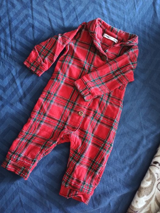 Ромпер в клітинку, піжама Кевіна р.68