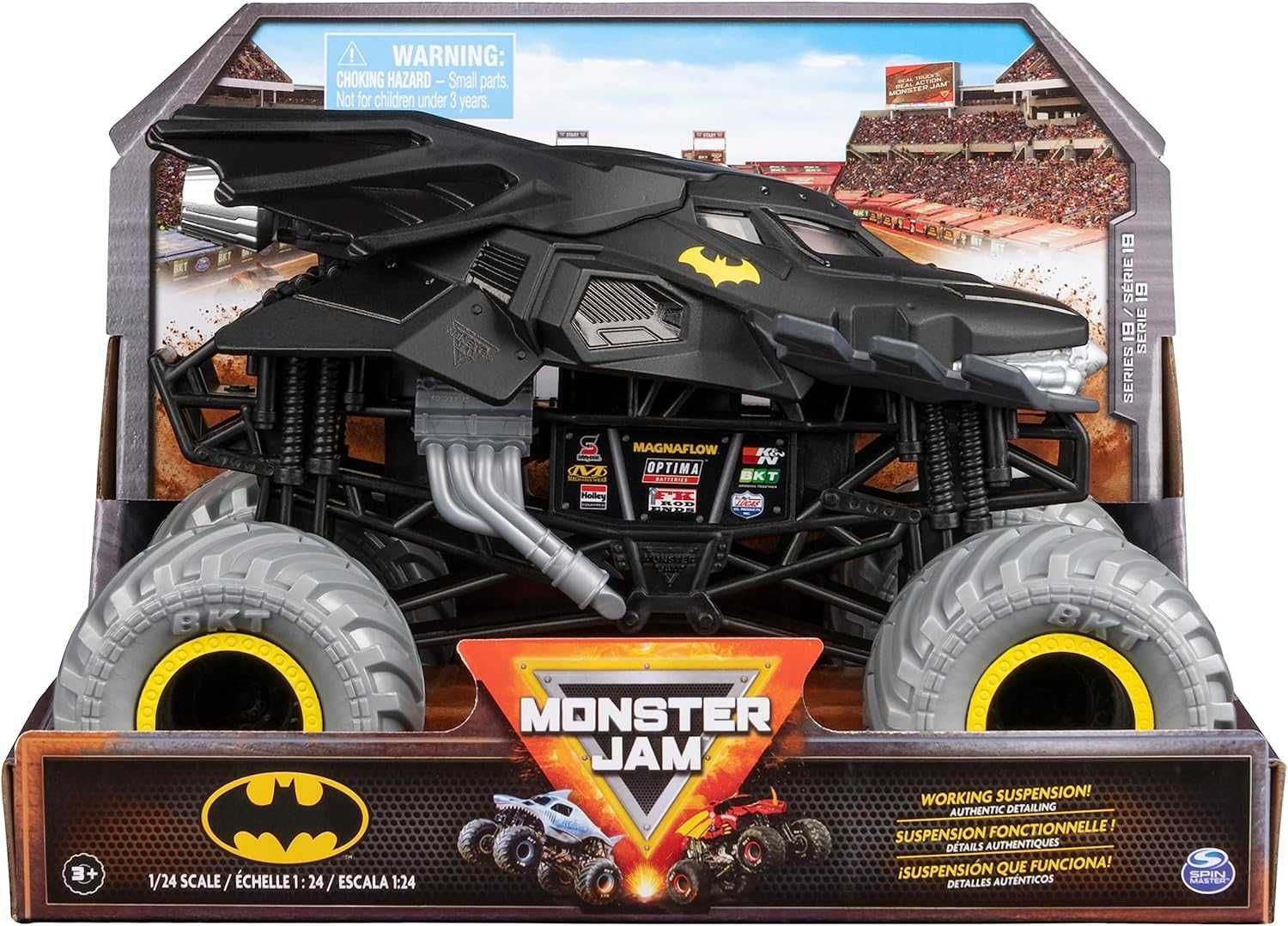 Оригінал Monster Jam Batman Batmobile. Монстр-трак Бетмобіль Бетмена