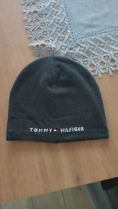 Czapka zimowa z polarem w środku kolor grafitowy