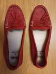 Женские новые кожаные мокасины Clarks 41 p.