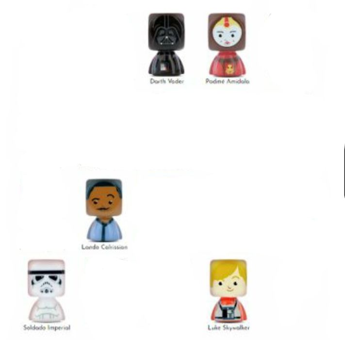 Coleção Star Wars Caderneta e Bustz