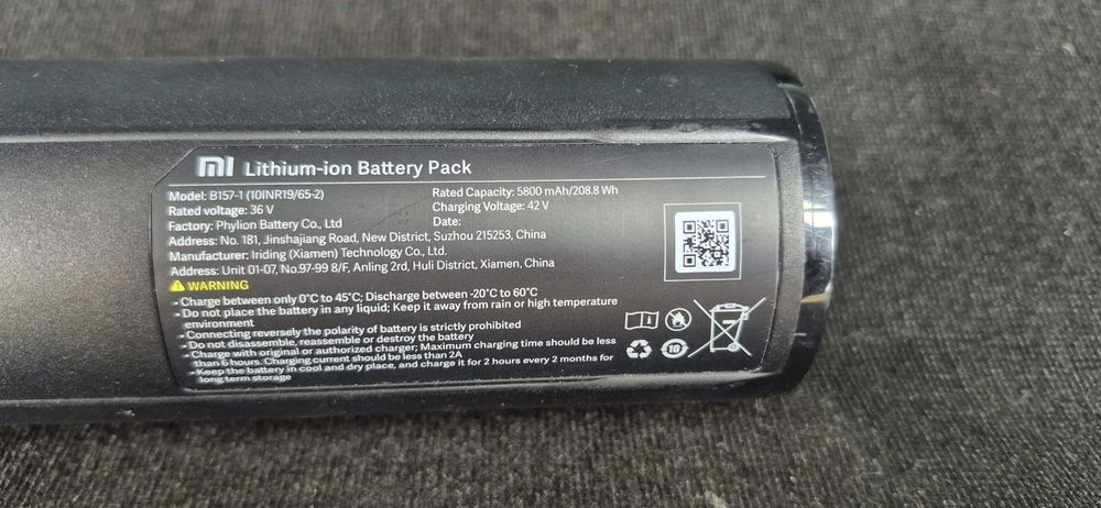 Bateria xiaomi Qicycle