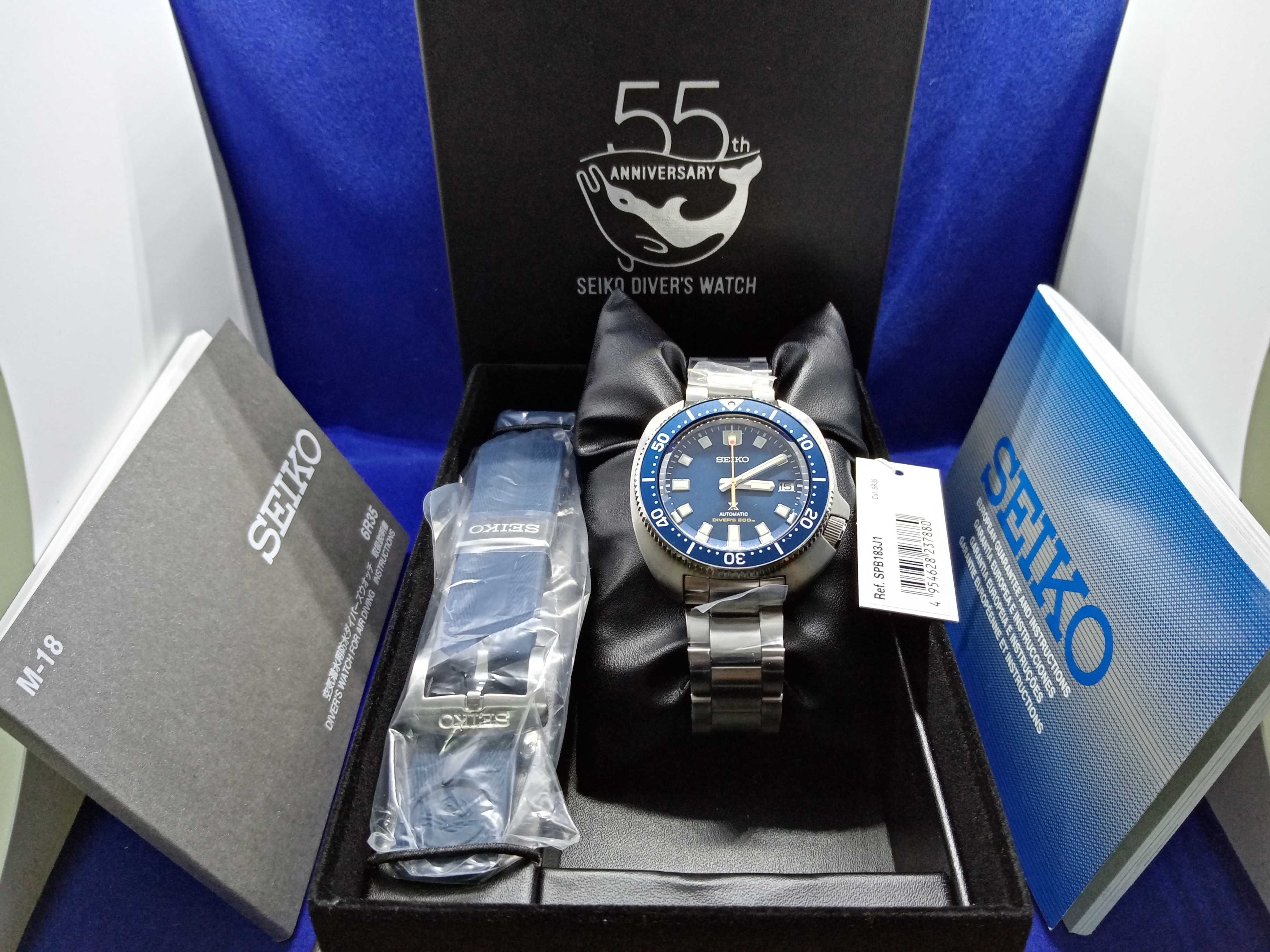 Seiko Captain Willard Azul SPB183J1 Edição Limitada 5.500 unidades