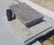 Nagrobek granitowy  90x70 cm.