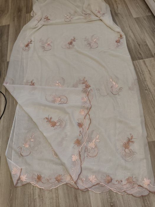 Тюль шифон с шитьем