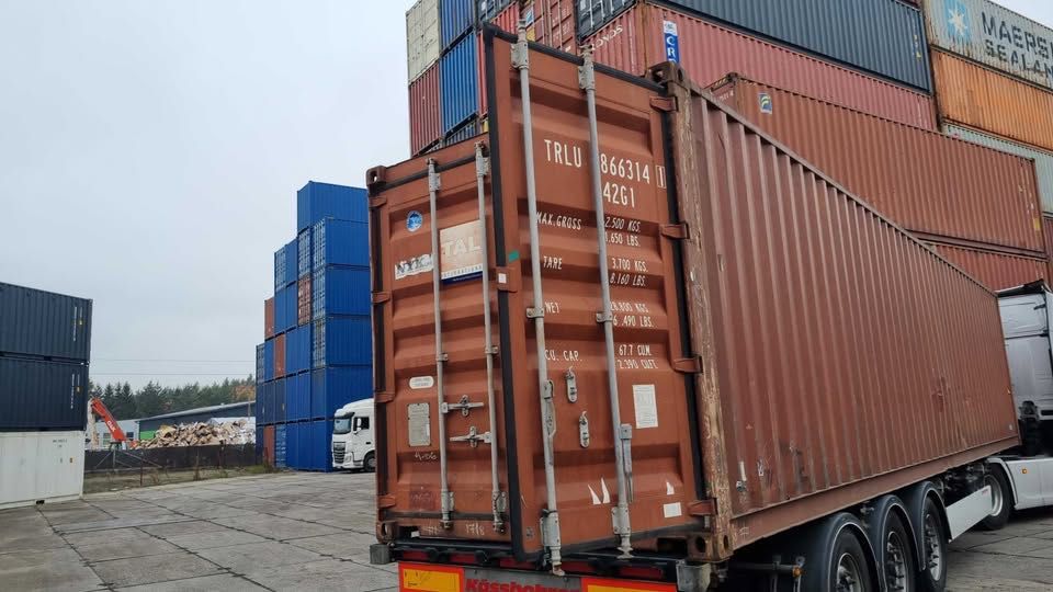 WYNAJEM - Kontener morski 40'HC/40'DC magazynowy dł. 12 m - WYNAJEM