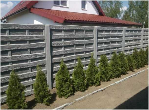 Ogrodzenie betonowe płyty betonowe płyty ogrodzeniowe płot