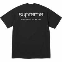 Supreme NYC Tee black