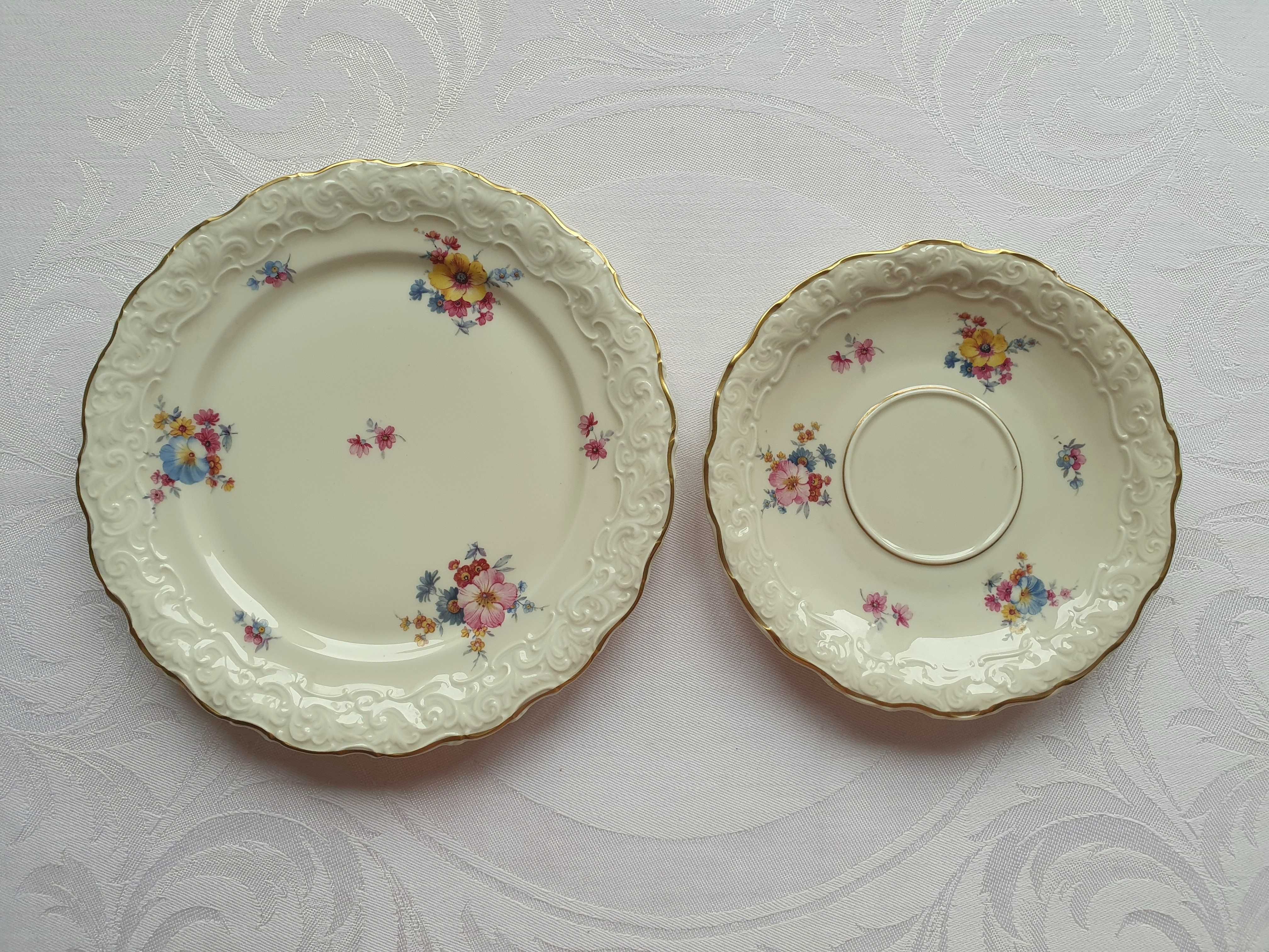 Rosenthal Talerz deserowy i spodek Talerzyk Spodeczek 1938 r.
