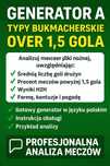Program.Typy bukmacherskie OVER 1,5 gola. Profesjonalna analiza meczów