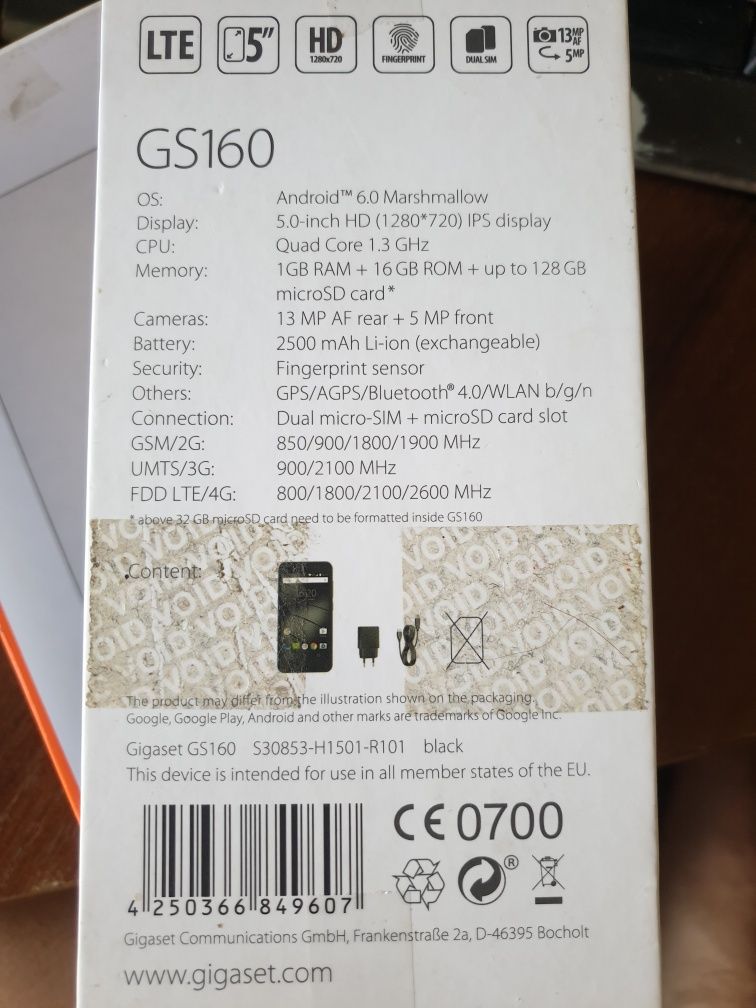 Телефон gigaset gs160