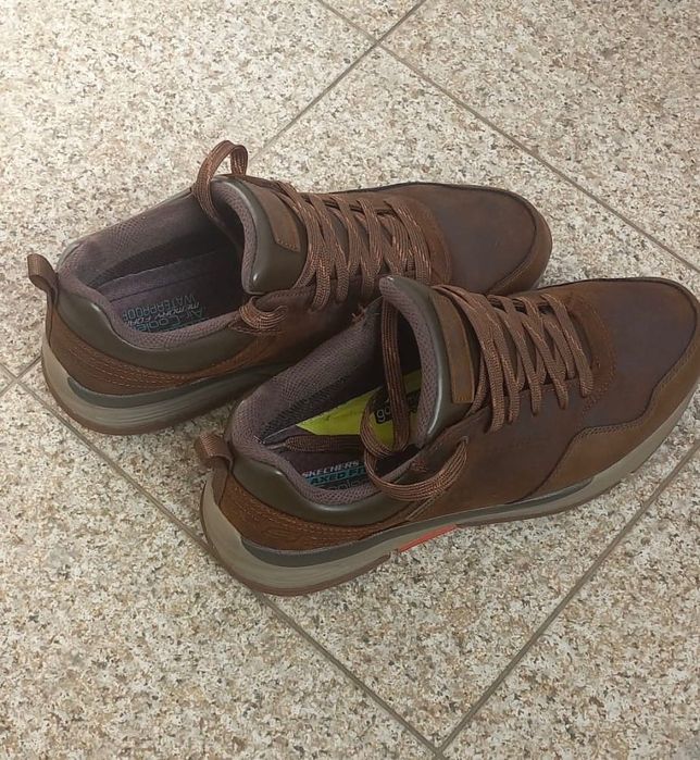 Ténis Skechers Castanhos 43, usados 2x