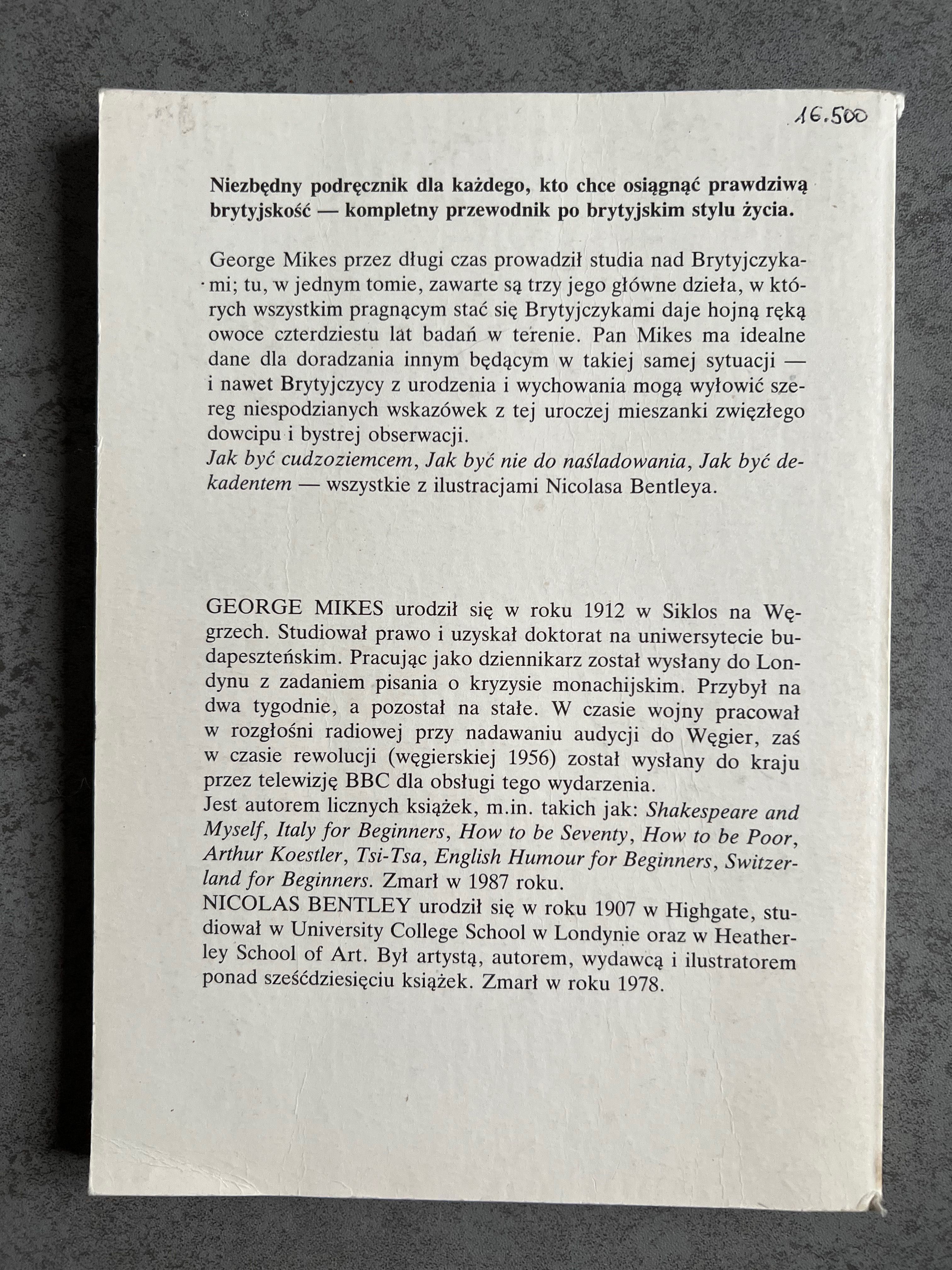 Jak być Brytyjczykiem George Mikes vademecum angielski