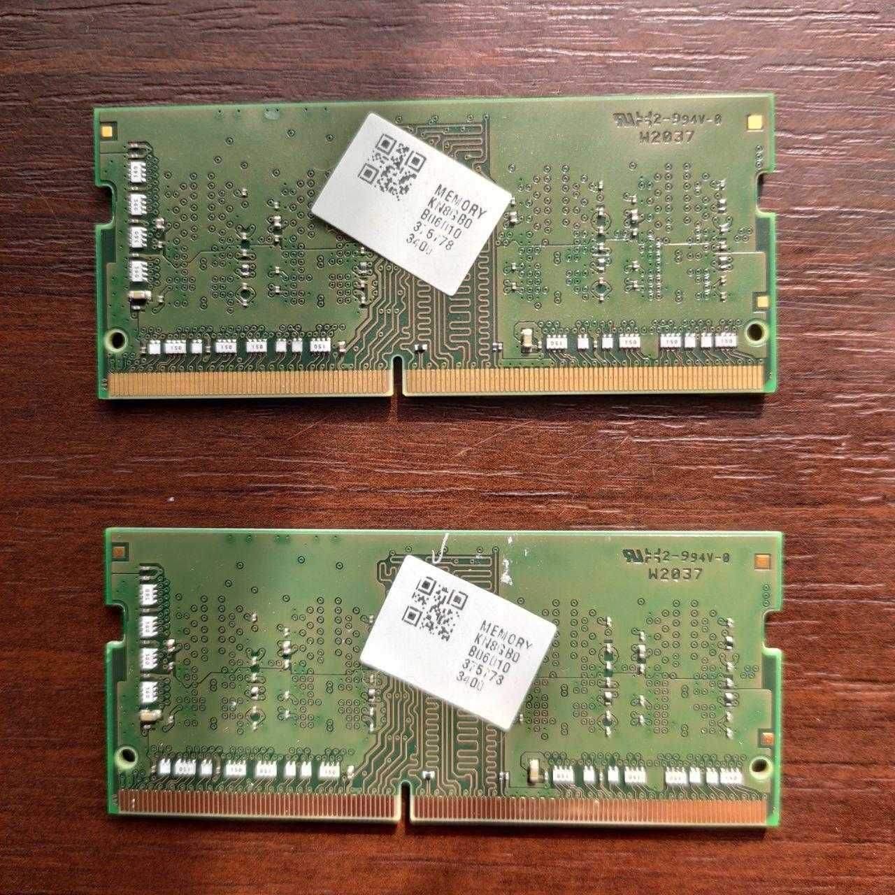Оперативна пам'ять Kingston ddr4 8GB SO-DIMM 3200
