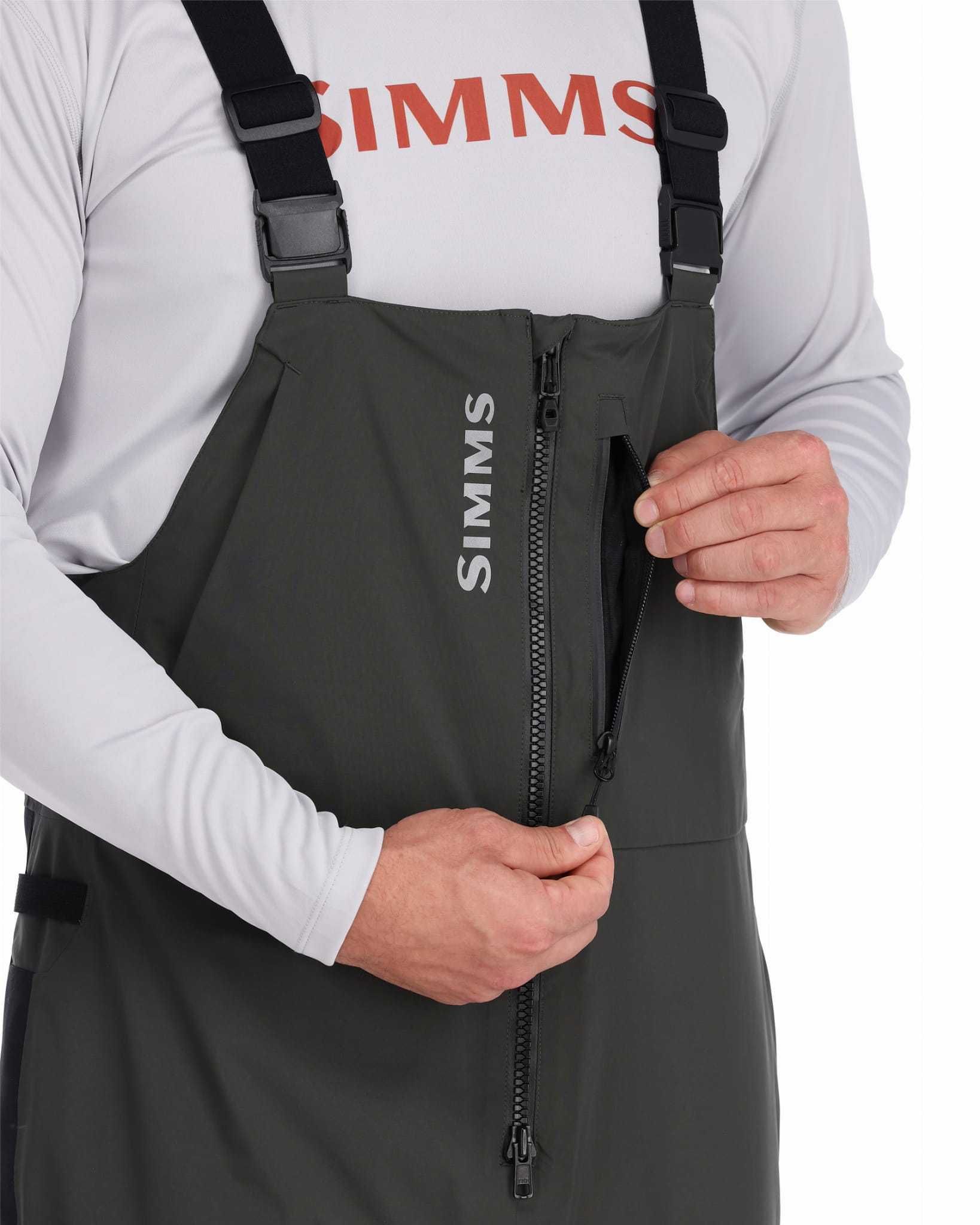 Simms Guide Insulated Bib - ocieplane spodnie 3 warstwy  GORE-TEX
