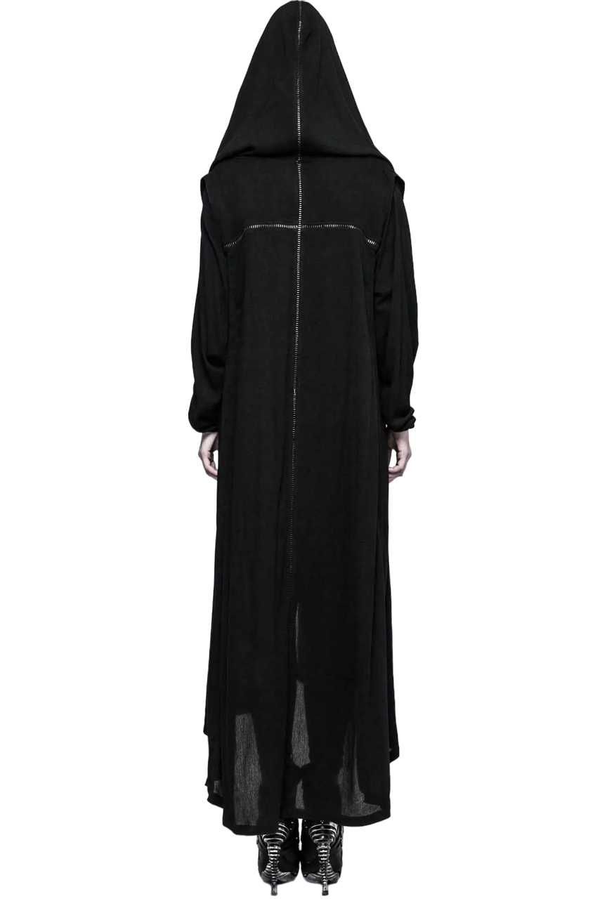 Długa bluza PUNK RAVE black nun killstar halloween witch restyle