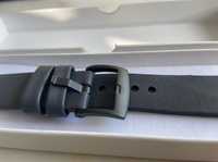 Movear pasek czarny skóra unisex do Apple Watch 40mm