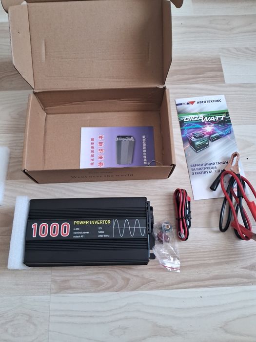 Инвертор 1000 w 12 в - 220 в