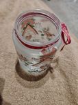 Decoupage ręcznie robiony lampion