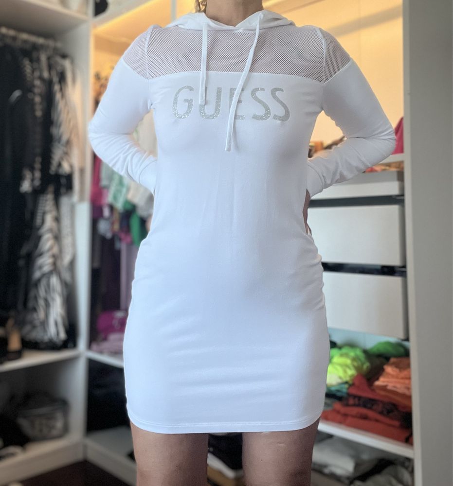 Vestido branco Guess