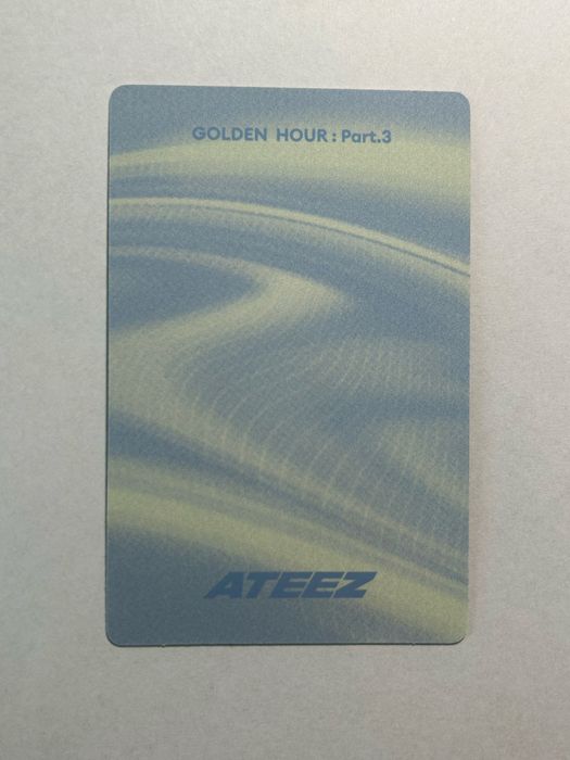 Karta Jongho ATEEZ Golden Hour Part. 3 pocaalbum