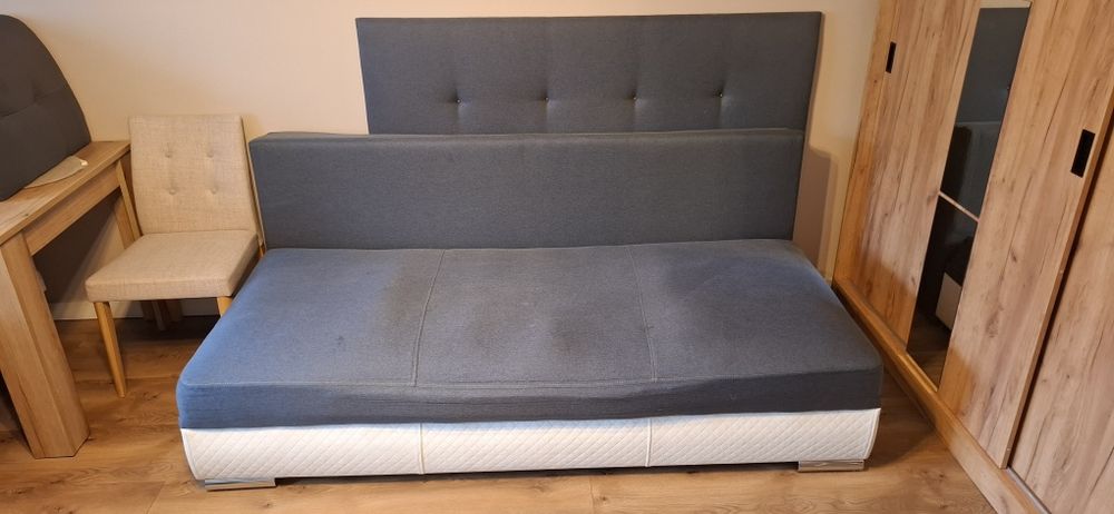 Kanapa rozkładana PRADO BB 170X200cm marki Hawex granatowa