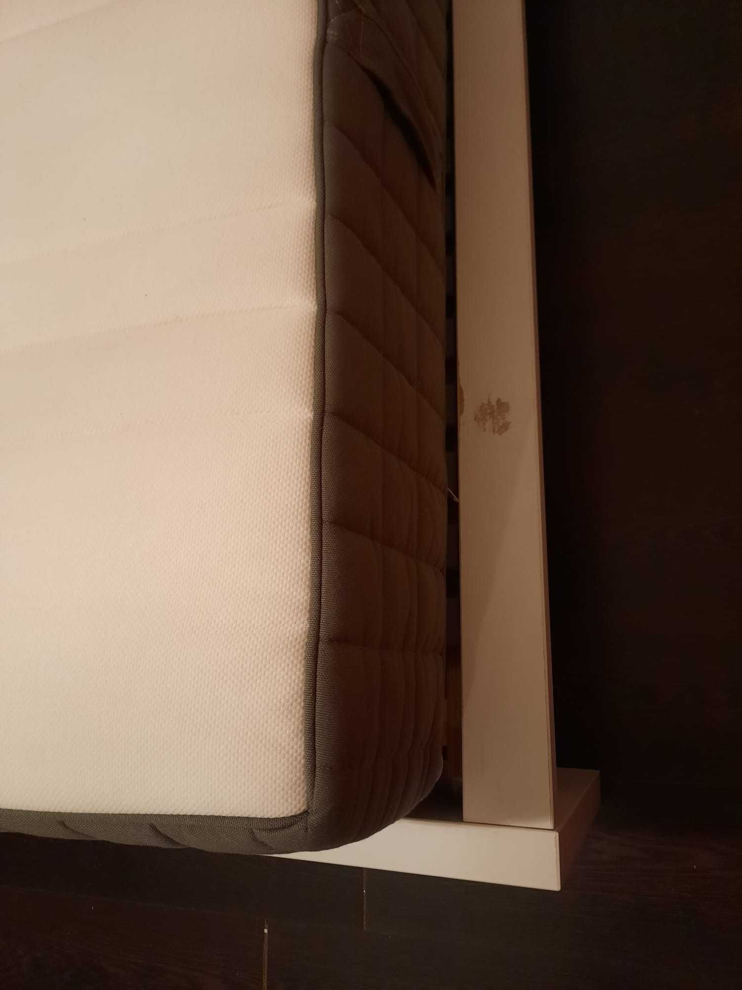 Cama IKEA MALM 90x200 Solteiro com 2 gavetas de arrumação - Côr Branca