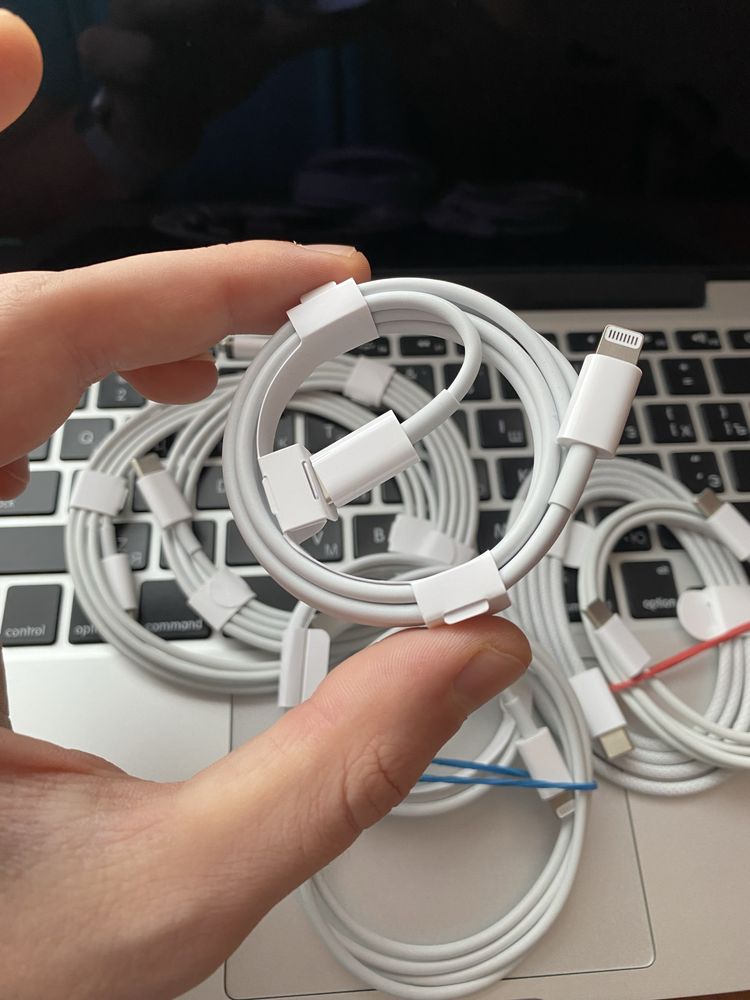 Original Cable Apple Lightning USB/USB-C з комплектів